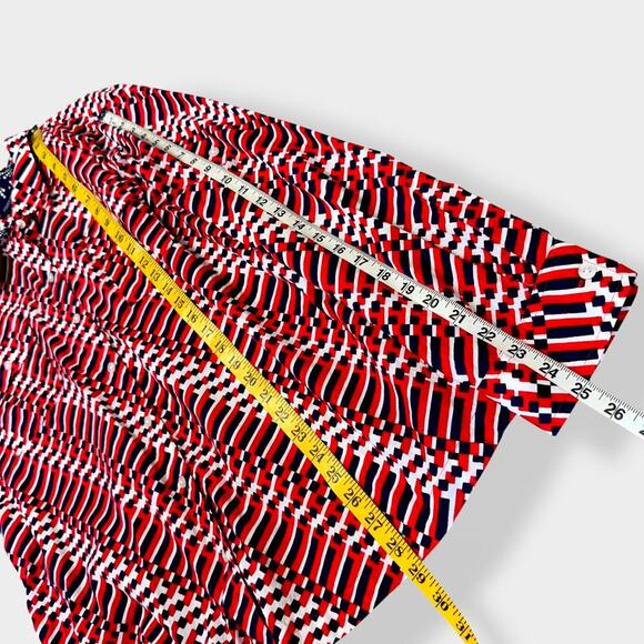 Jones New York Geometric Long Sleeves Button Up Casual Top Shirt Women Size XL - Picture 12 of 13